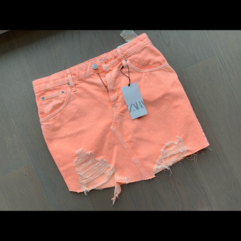 Zara High Rise Frayed